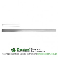 Sheehan Osteotome Stainless Steel, 15 cm - 6" Blade Width 4.0 mm